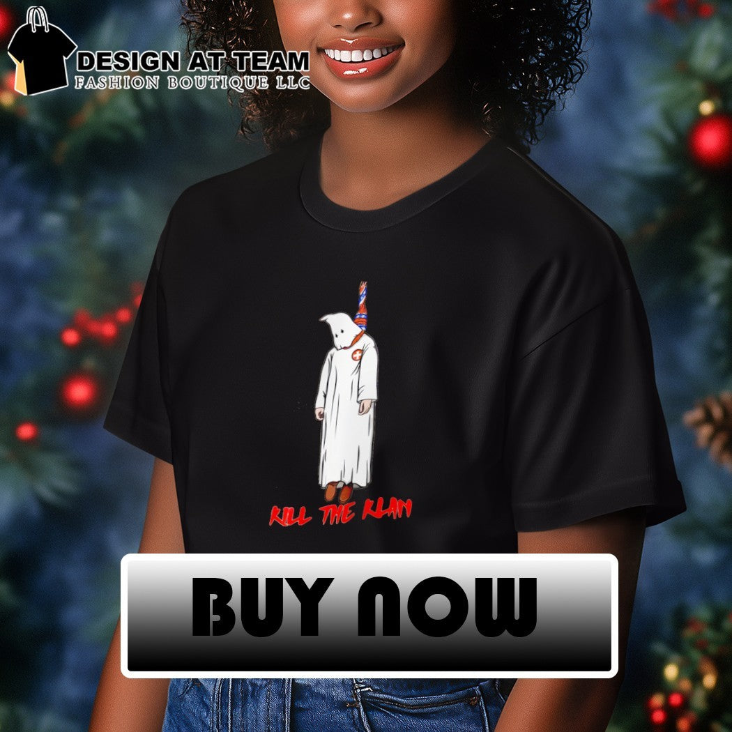 Kill the klan anti-fascist funny klan hanging graphic shirt