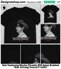 Kim Taehyung Mucho Picante BTS Kpop Braided Hair Arirang Concert shirt