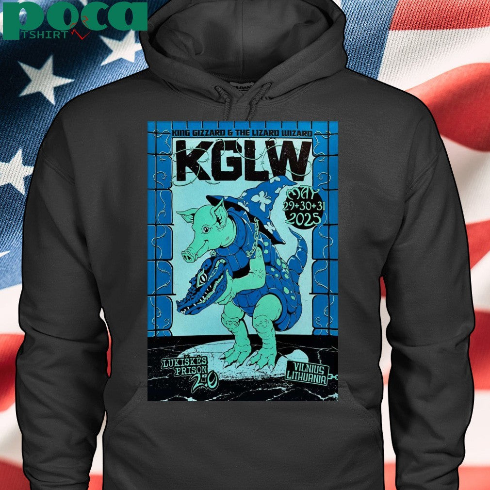 King Gizzard And The Lizard Wizard Lukiškės Prison 2.0 In Vilnius Lithuania May 29-31 2025 Poster Shirt