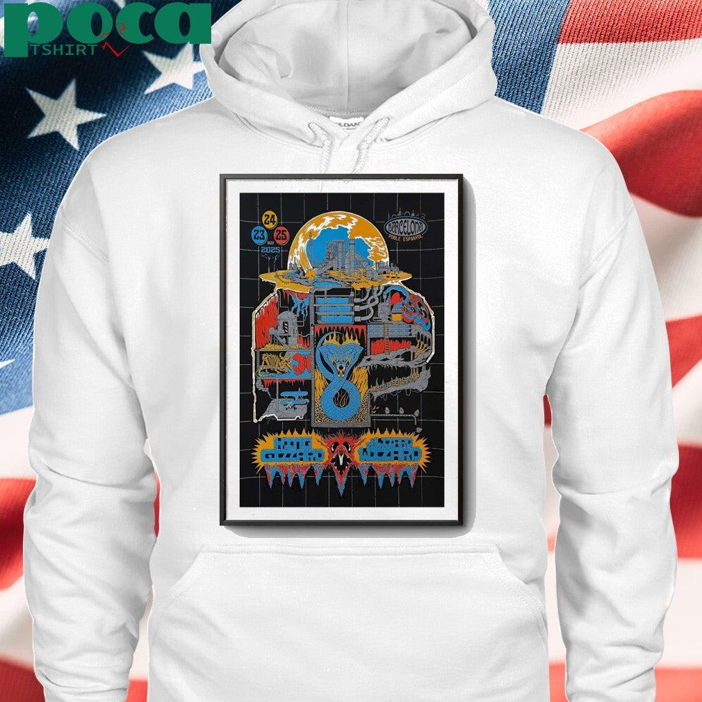 King Gizzard And The Lizard Wizard Poble Espanyol May 24, 2025 Show Poster shirt