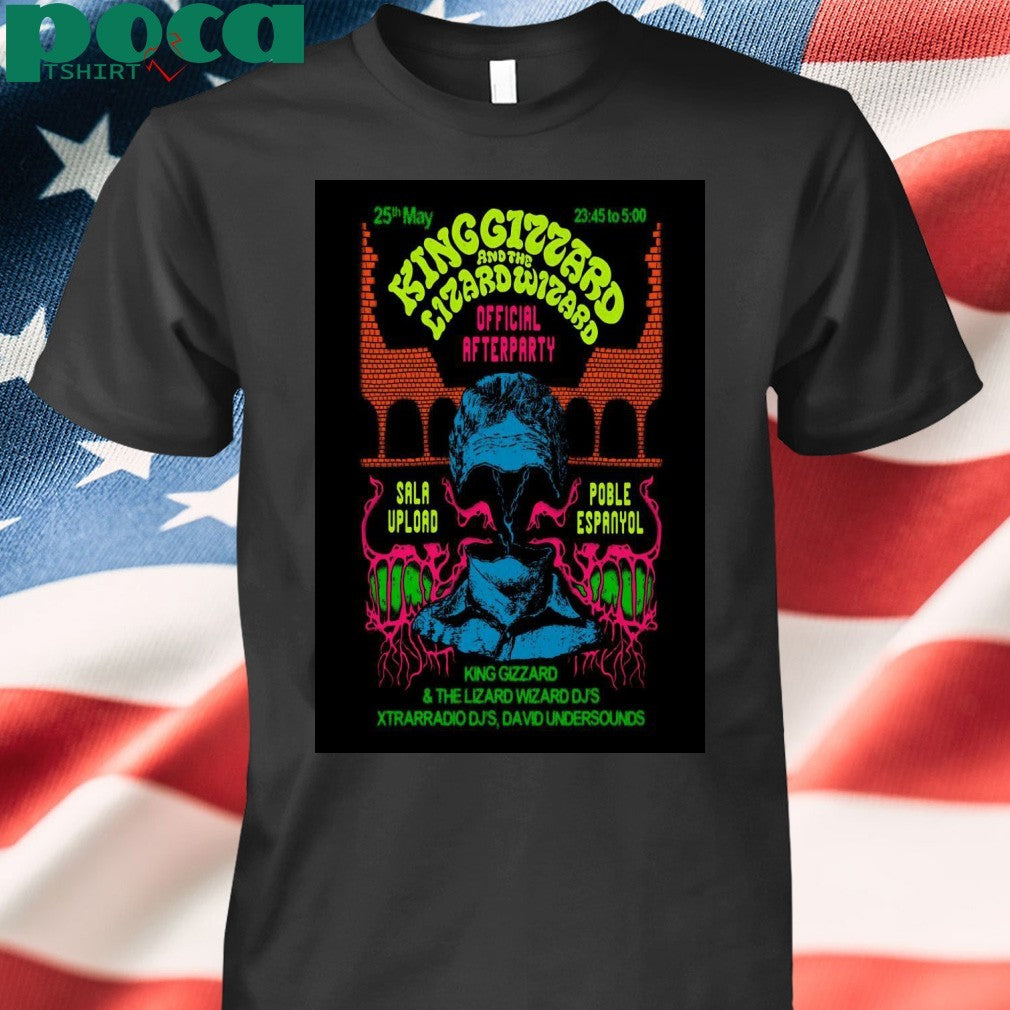 King Gizzard And The Lizard Wizard Poble Espanyol in Barcelona Spain May 25 2025 Poster Shirt