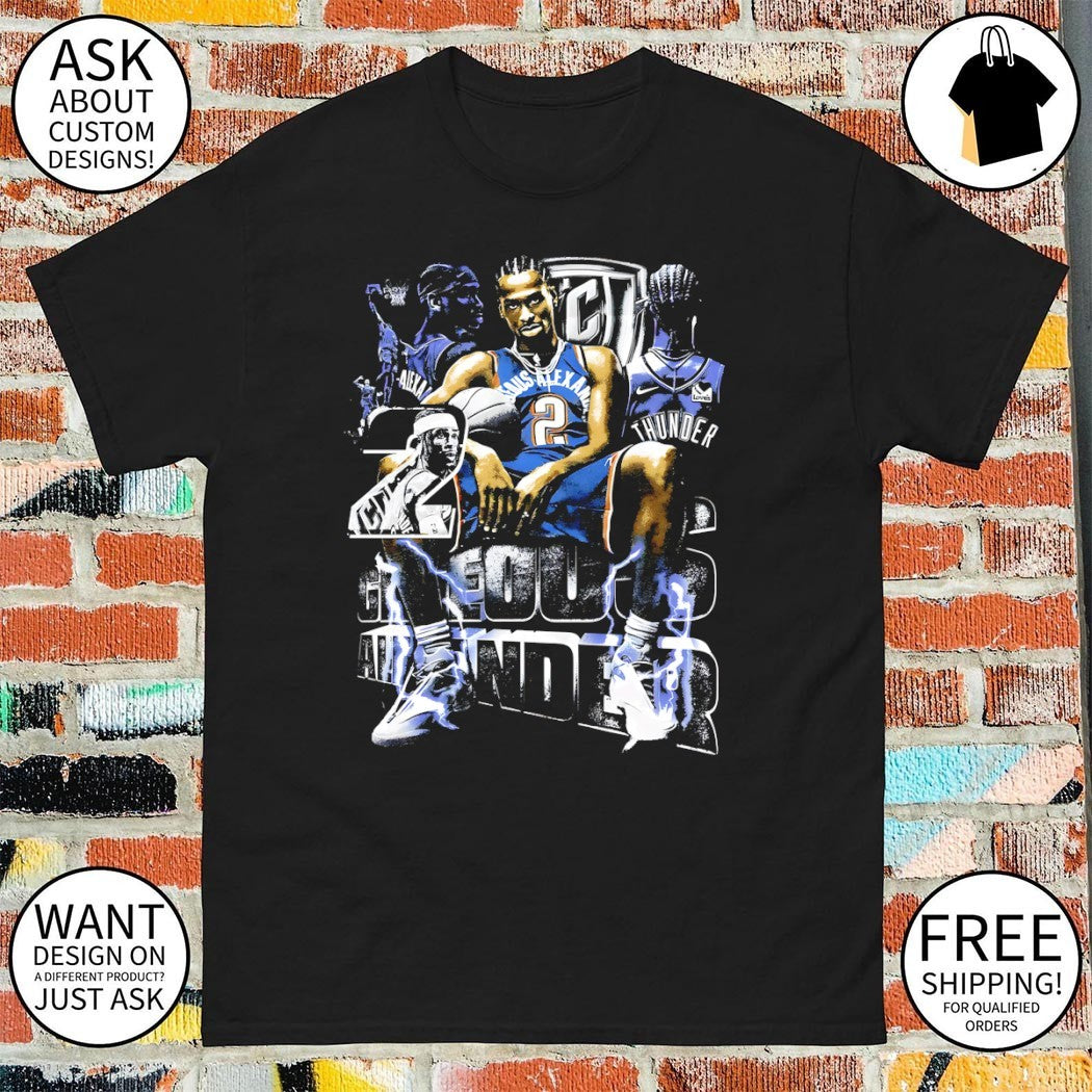 King Shai Gilgeous-Alexander Oklahoma City Thunder Basketball NBA 2026 graphic shirt