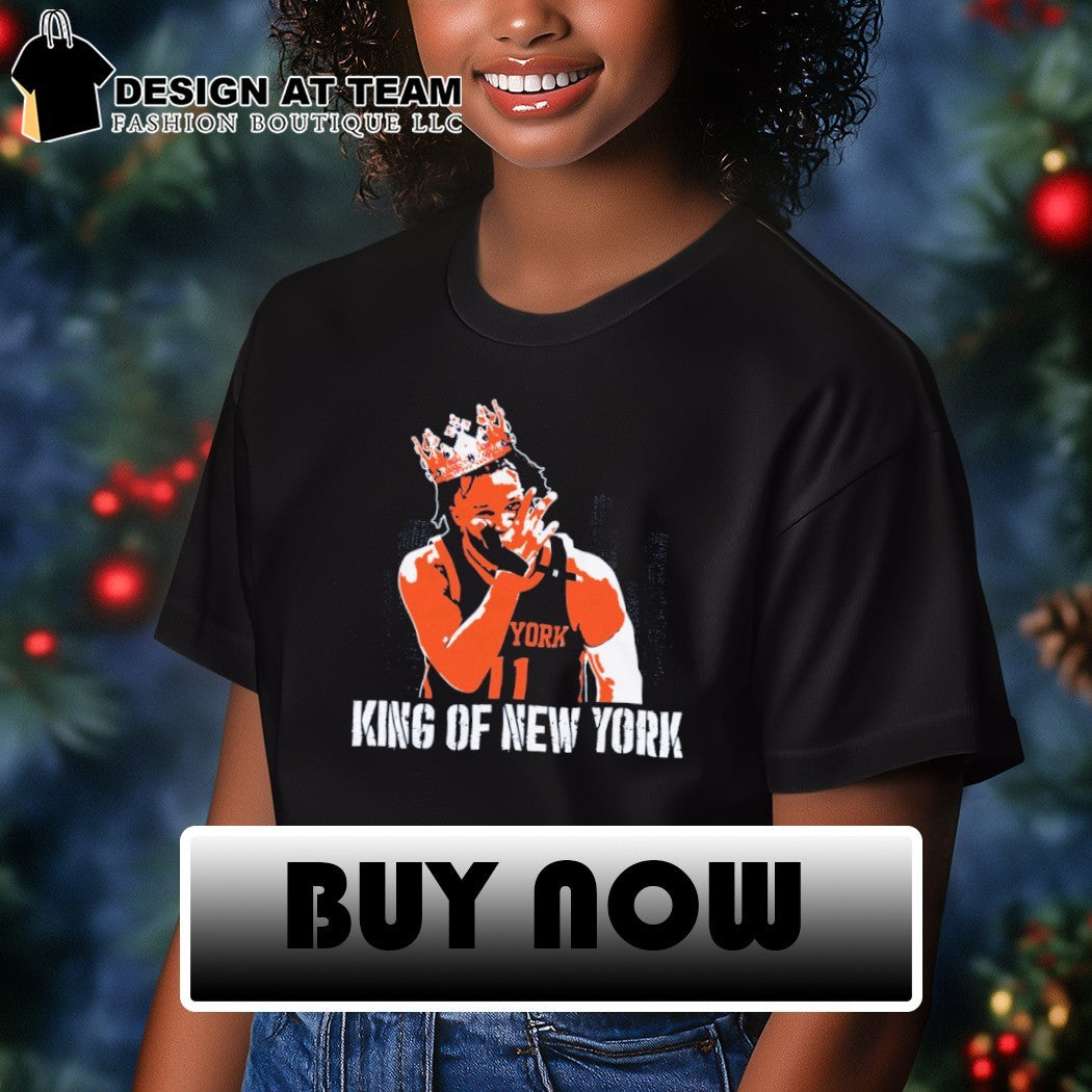 King of New York Basketball Jalen Brunson Knicks 3 points pose shirt