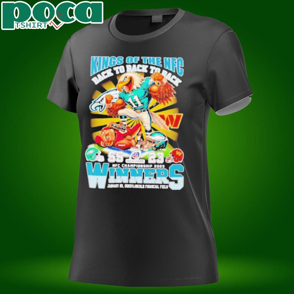 Kings of the NFC back to back NFC Championship 2025 winners signatures shirt