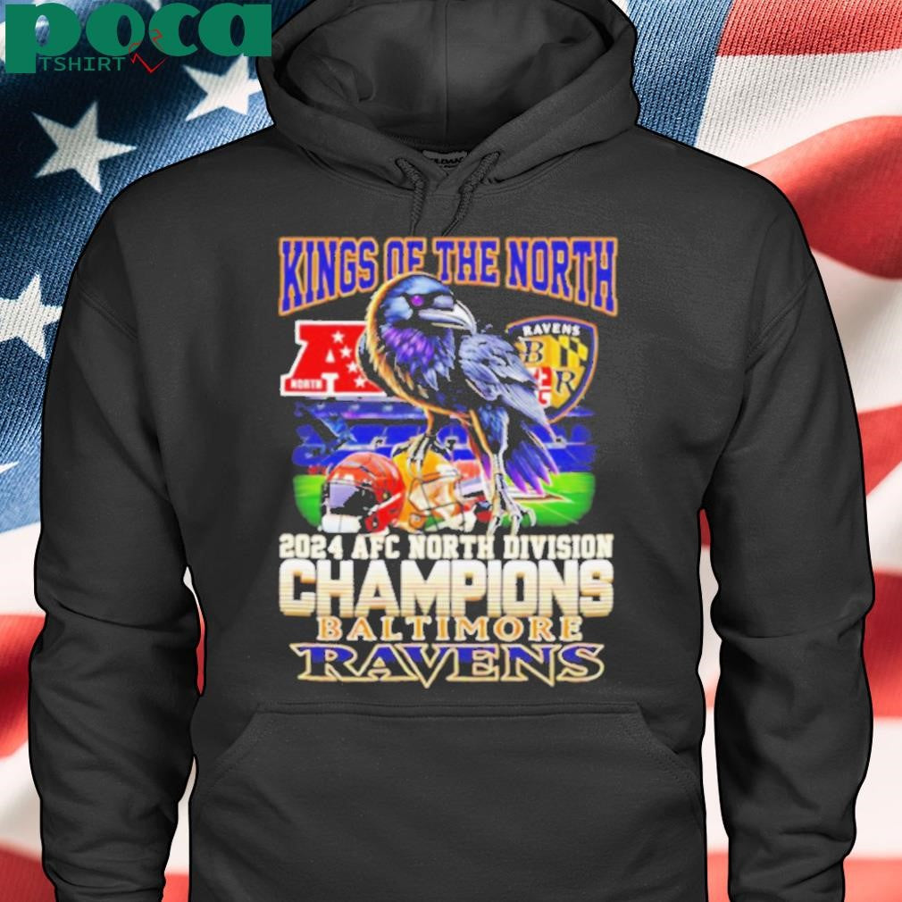 Kings of the North 2024 AFC North Division Champions Baltimore Ravens shirt