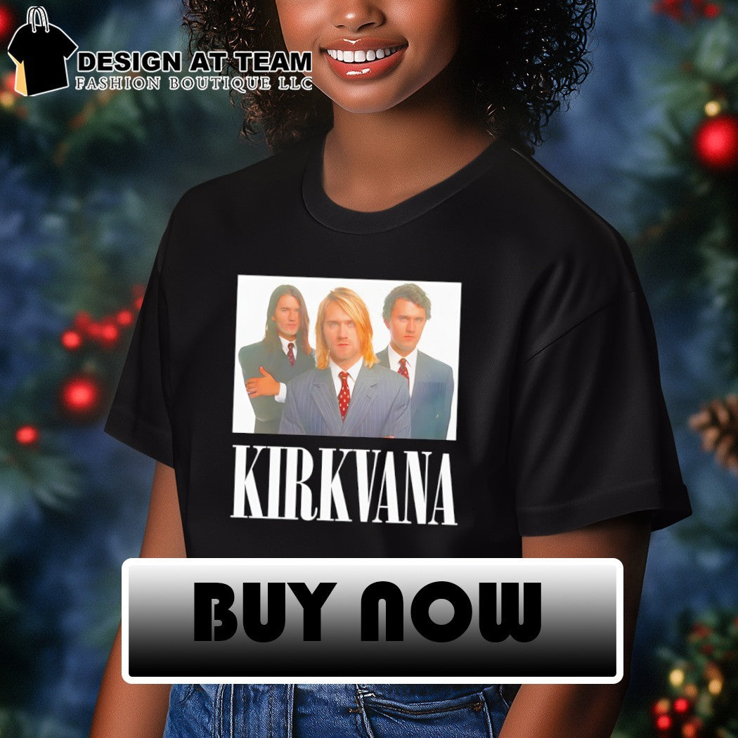 Kirkvana Kurt Cobain band photo vintage shirt