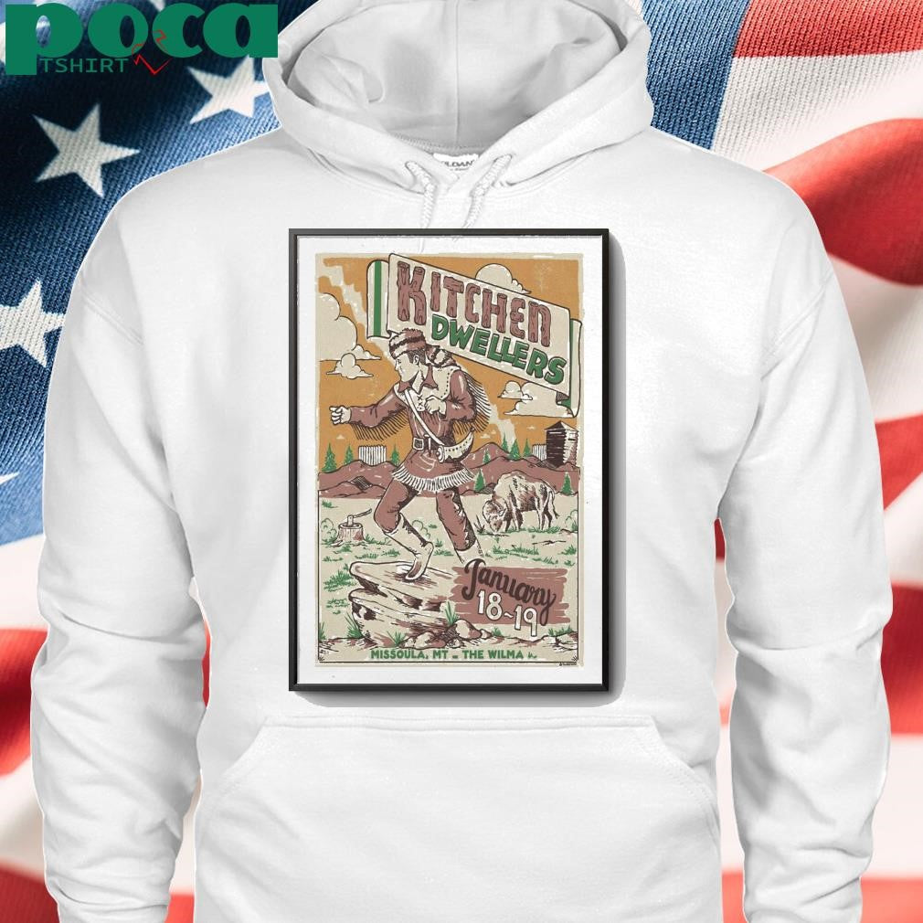 Kitchen Dwellers At The Wilma On Jan 18-19 2025 Poster shirt