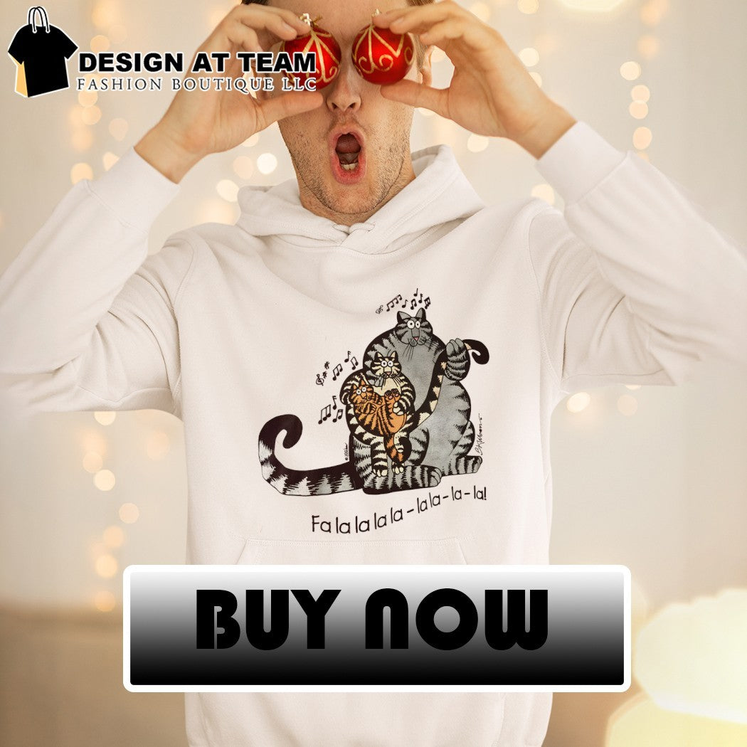 Kliban cats Falalalala lala la la meme shirt