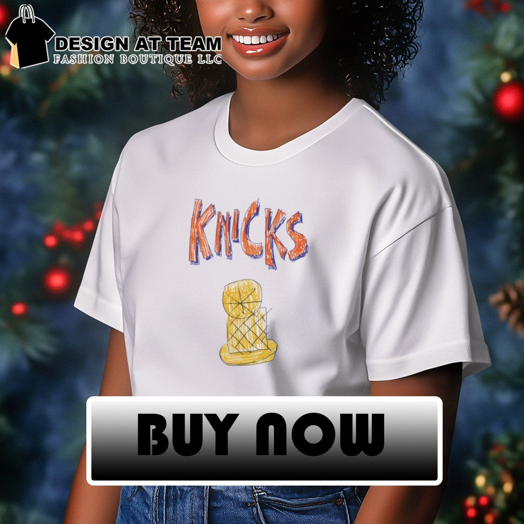 Knicks Finals Graphic NBA trophy art shirt