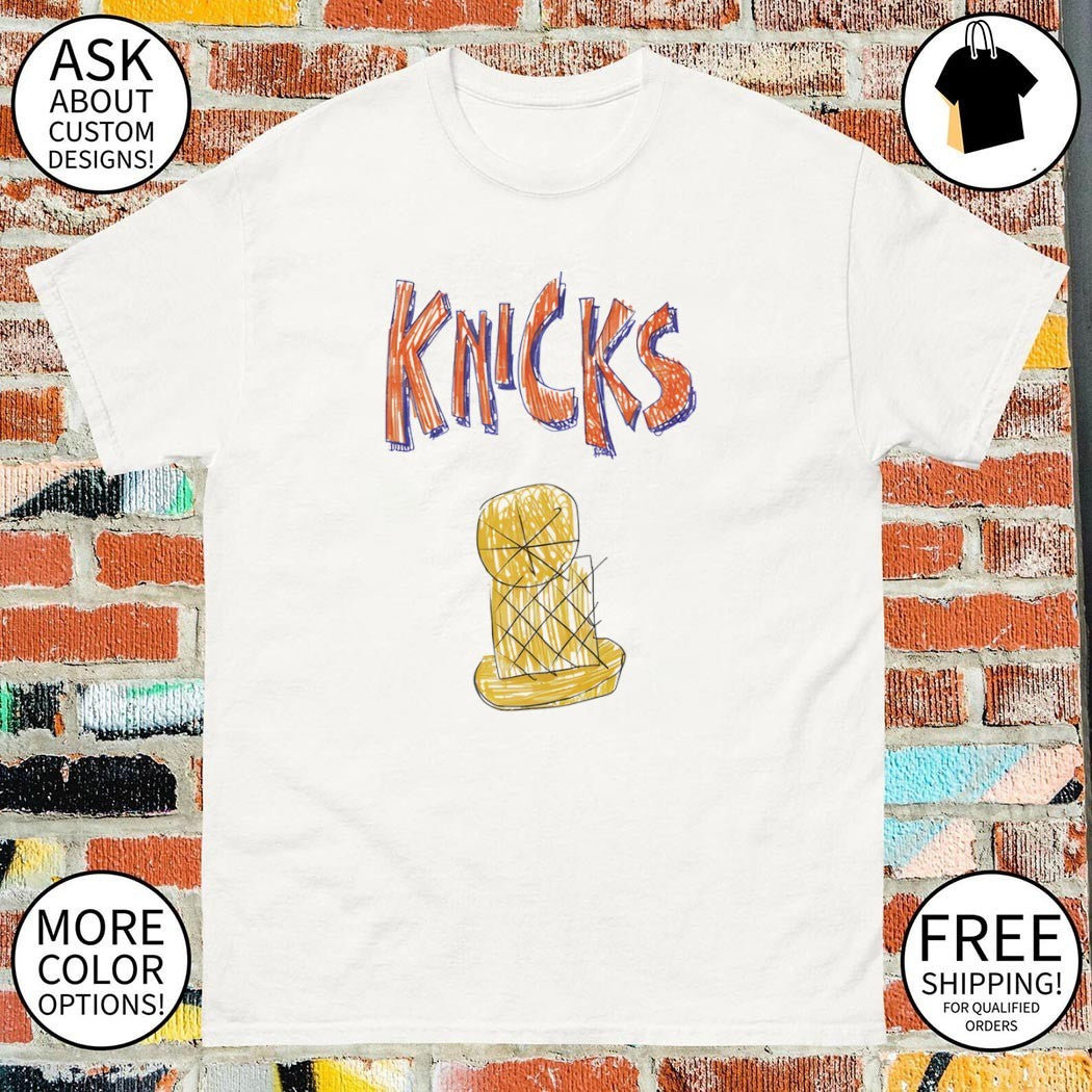 Knicks Finals Graphic NBA trophy art shirt
