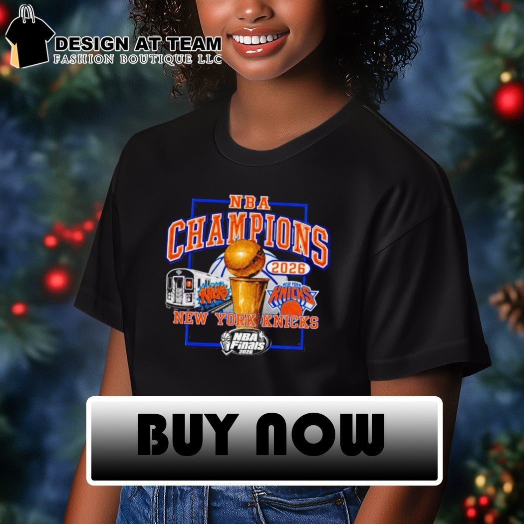 Knicks NBA Finals Champions 2026 New York Basketball Graphic Tee