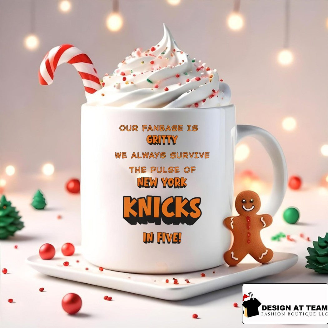 Knicks Our fanbase is gritty we always survive the pulse of Knicks in five shirt