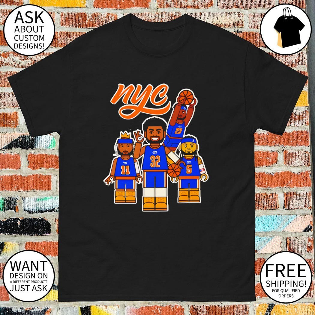 Knicks basketball player gamer style NYC Team Graphic shirt