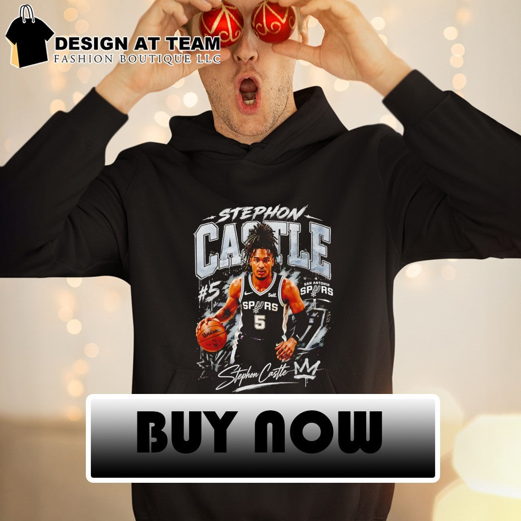 Knight Shift Stephon Castle San Antonio Spurs Western Conference Champions Game Day 2026 signature shirt
