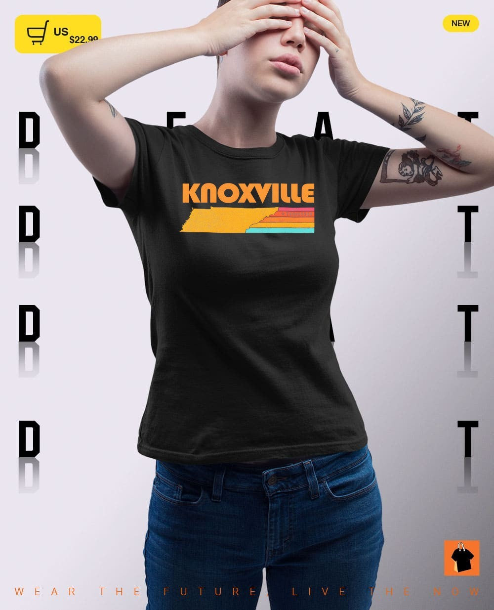 Knoxville Tennessee logo vintage shirt