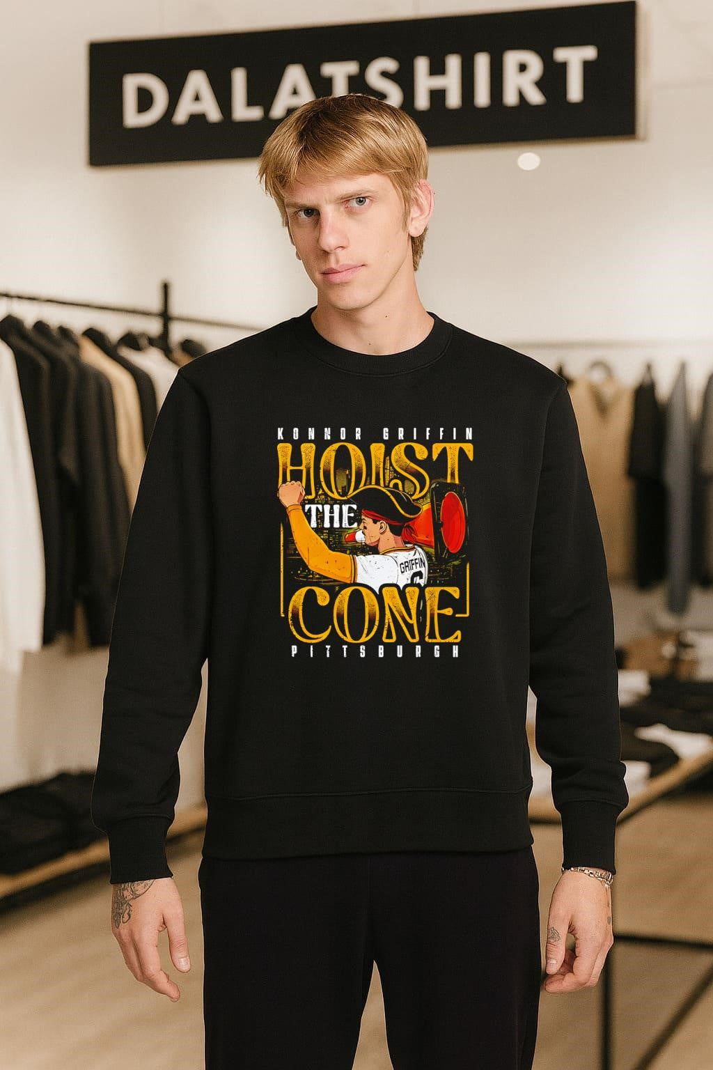 Konnor Griffin Hoist The Cone Pittsburgh Baseball shirt