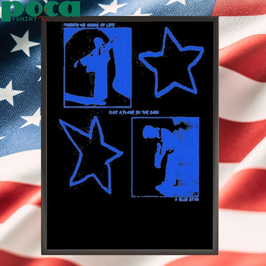 Korine Blue Star Black T-Shirt