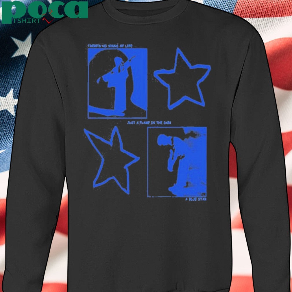 Korine Blue Star Black T-Shirt