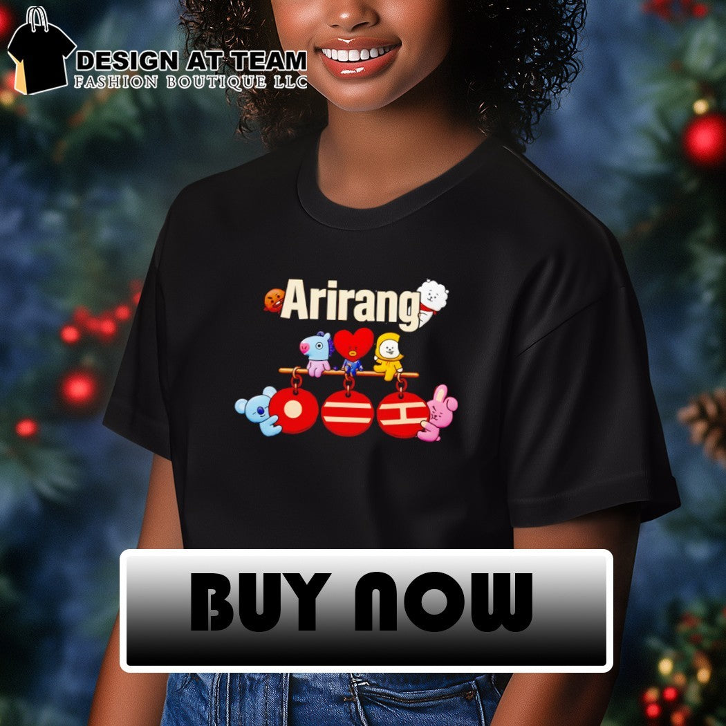 Koya Mang Tata Chimmy Cooky BTS World K-Pop Tour Arirang 2026 Concert shirt