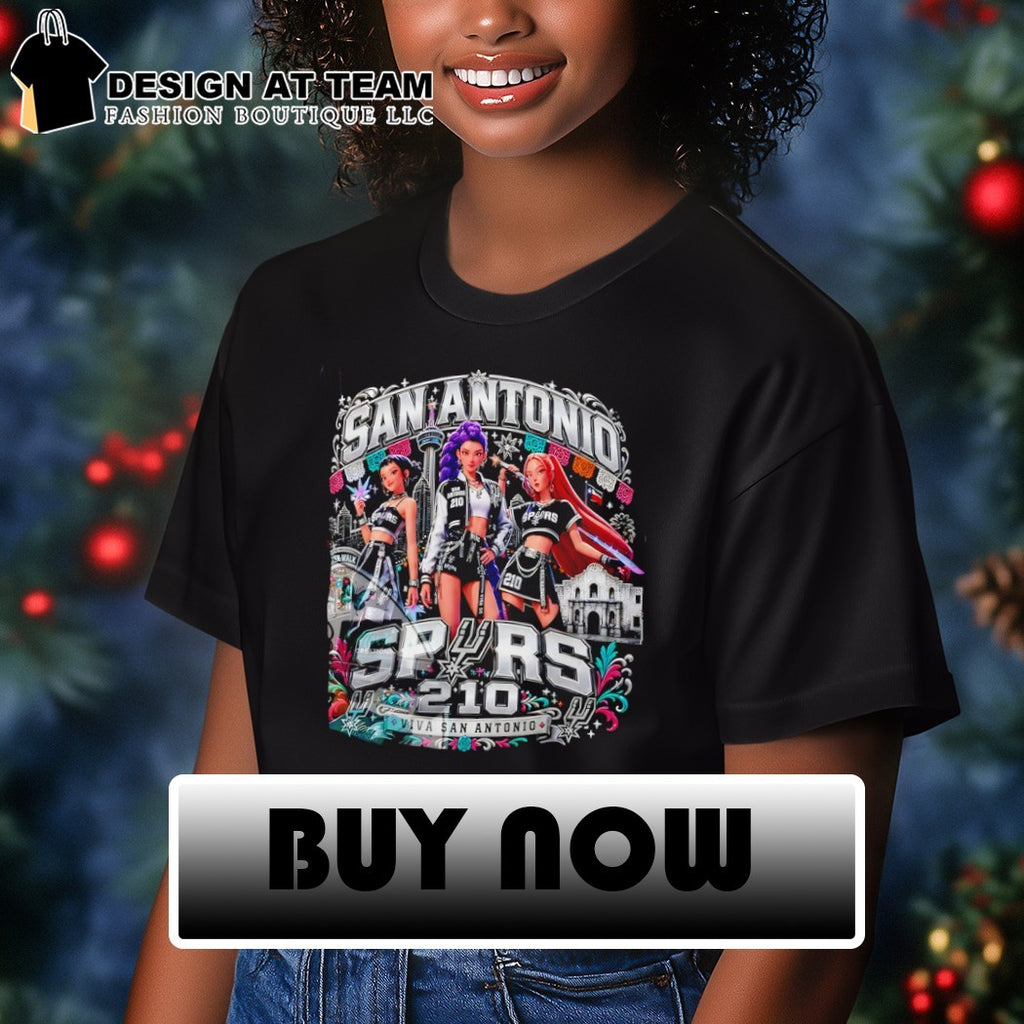 Kpop Demon Hunters Huntrix San Antonio Spurs Viva San Antonio 2026 shirt