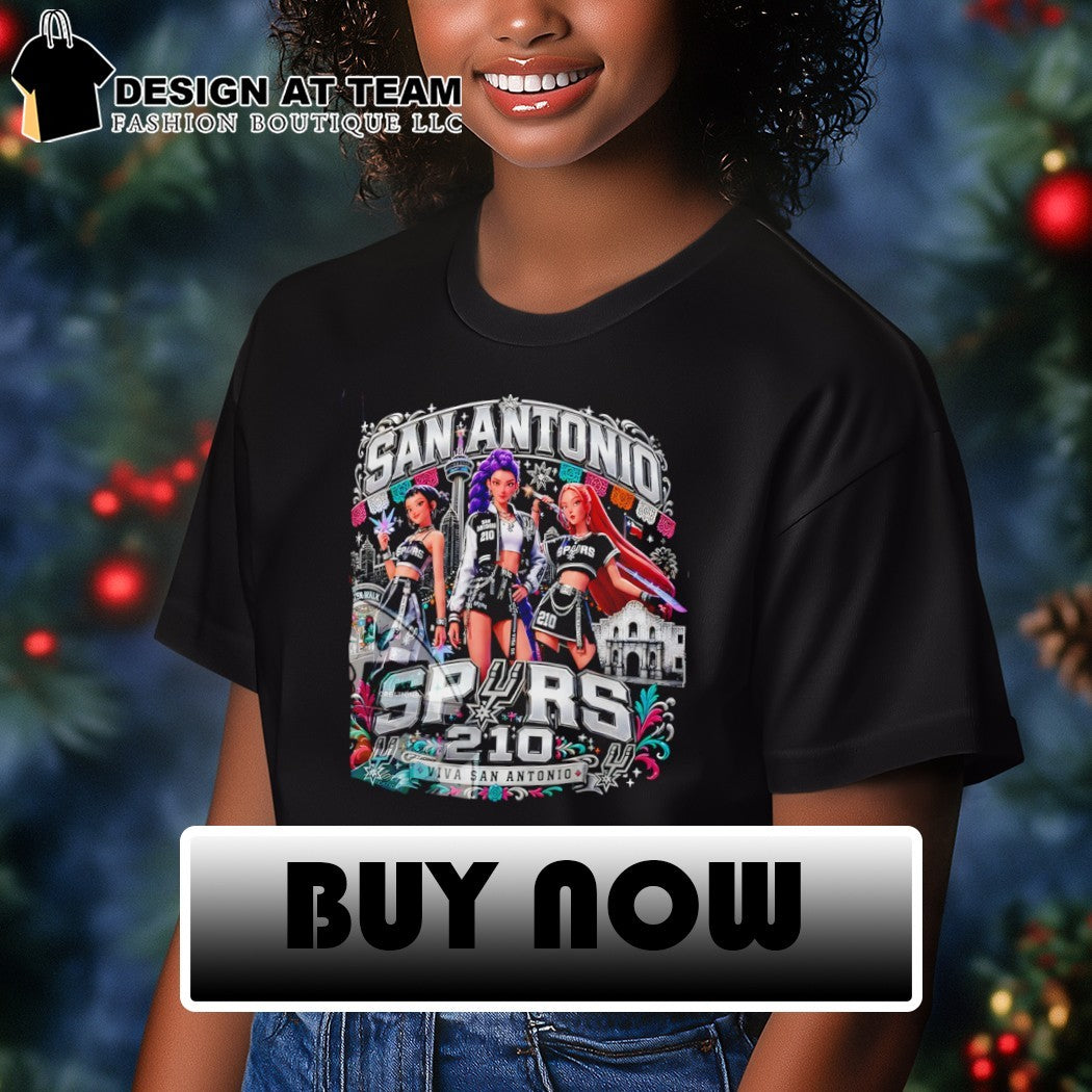 Kpop Demon Hunters Huntrix San Antonio Spurs Viva San Antonio 2026 shirt