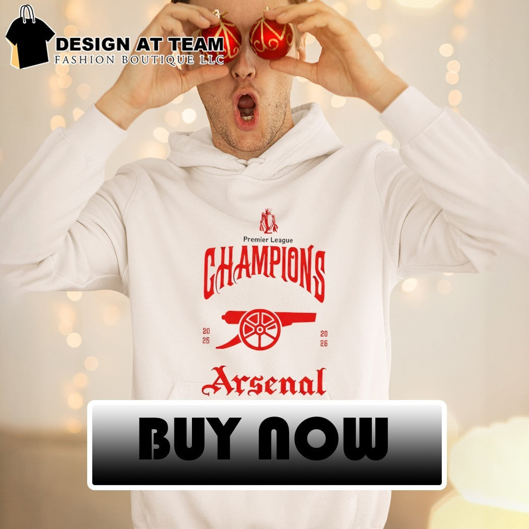 The Gunners Arsenal Premier League Champions 2025 26 shirt