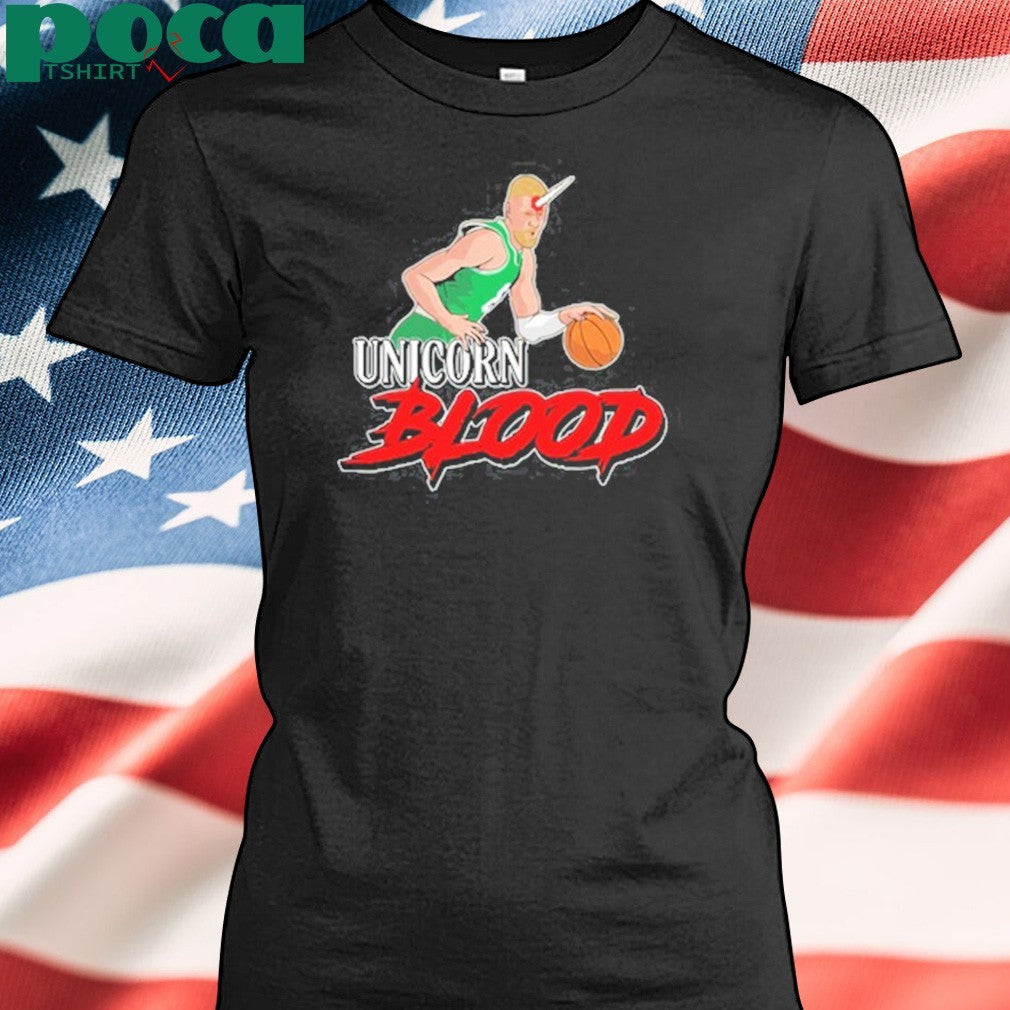 Kristaps Porzingis Unicorn blood shirt