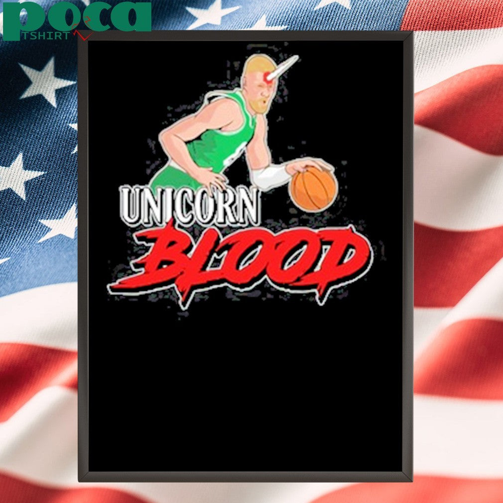 Kristaps Porzingis Unicorn blood shirt