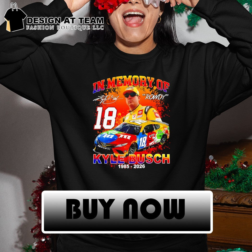 Kyle Busch 18 Racing Rowdy Busch Vintage Style signature shirt