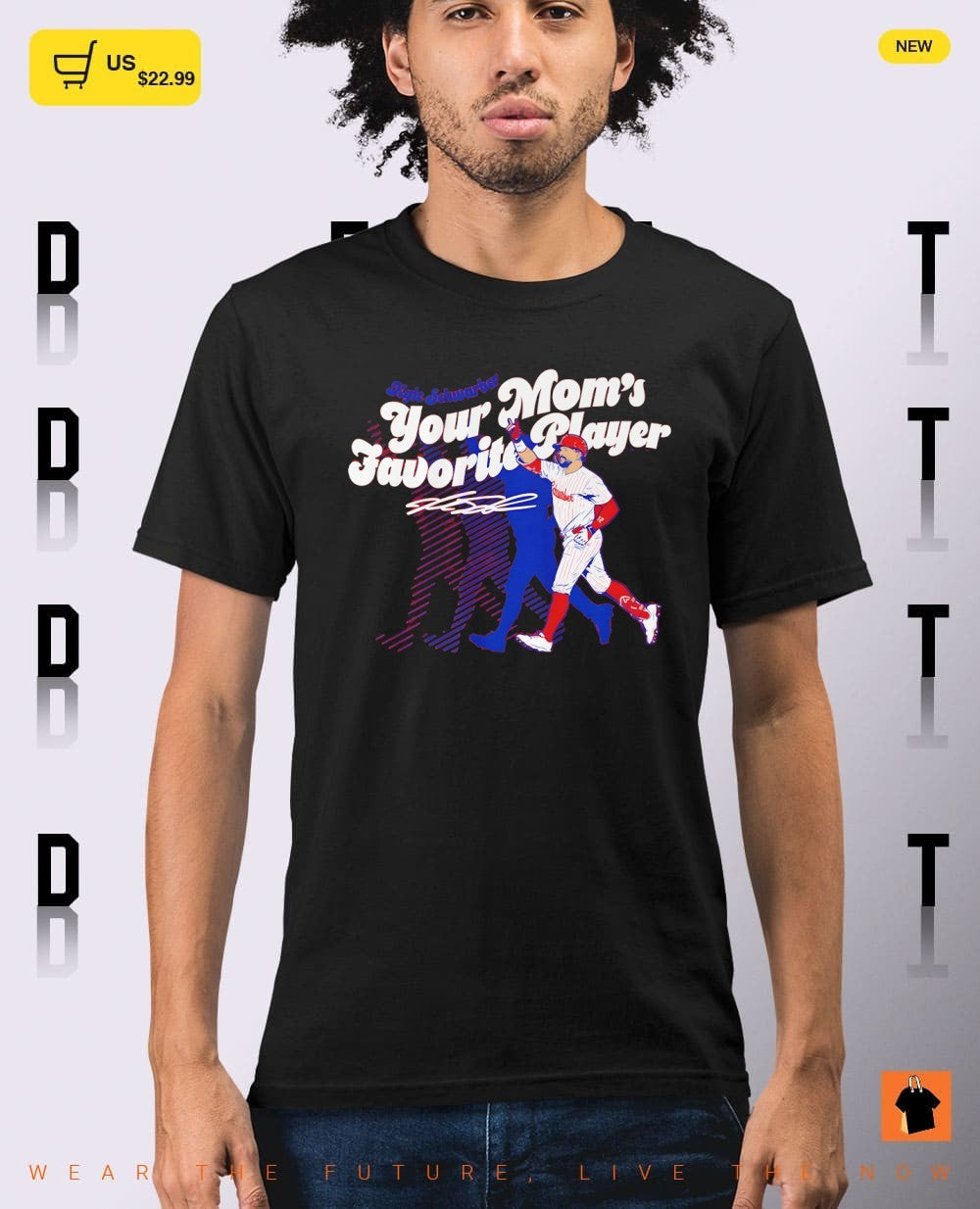 Kyle Schwarber Philadelphia Phillies Baseball Your Mom’s Favorite Player signature shirt