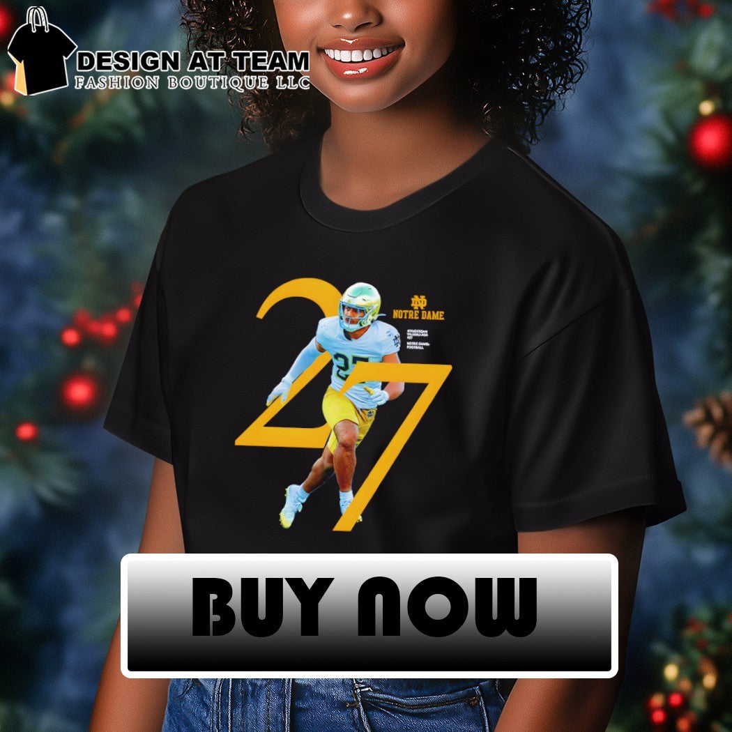 Kyngstonn Viliamu-Asa 27 Notre Dame Fighting Irish Breakthrough Series NIL shirt