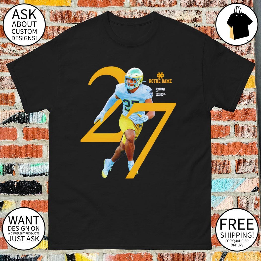 Kyngstonn Viliamu-Asa 27 Notre Dame Fighting Irish Breakthrough Series NIL shirt