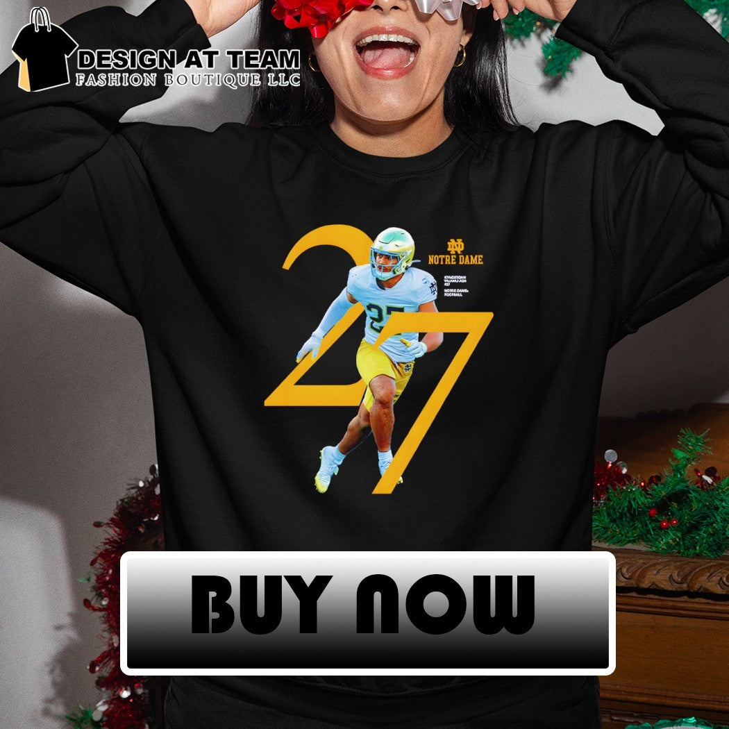 Kyngstonn Viliamu-Asa 27 Notre Dame Fighting Irish Breakthrough Series NIL shirt