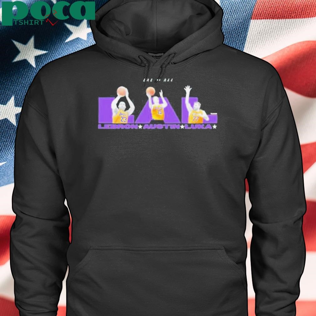 LA Lakers vs all LAL LeBron Austin Luka shirt