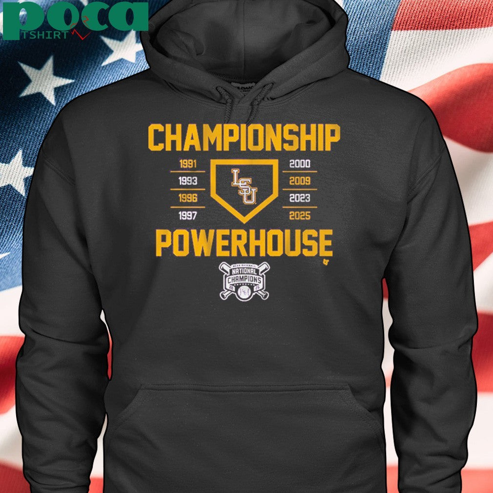 LSU Baseball Championship Powerhouse 2025 T-Shirt