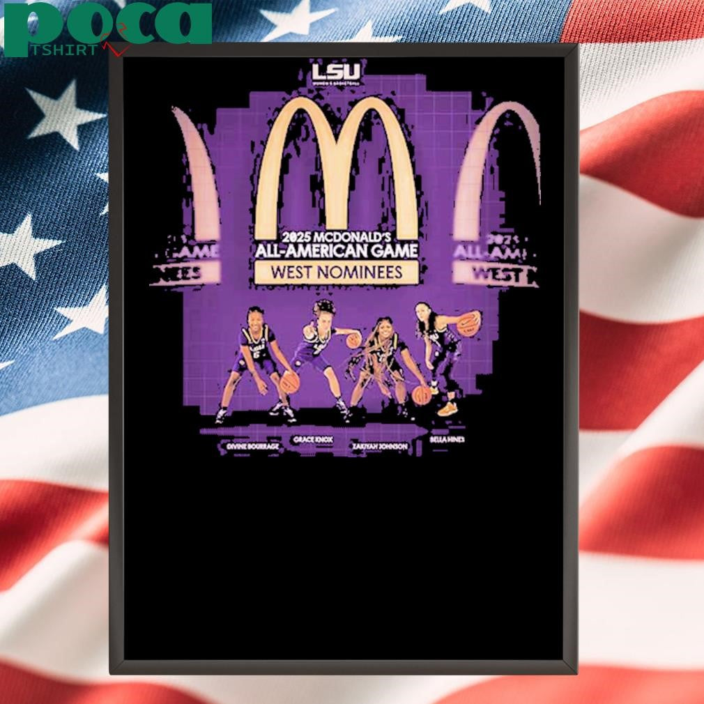 LSU Women’s Basketball 2025 McDonald’s All American Game West Nominees Unisex T-Shirt