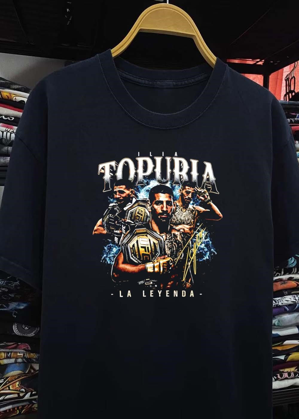 La Leyenda Ilia Topuria UFC Champion Athletic Fighter Shirt