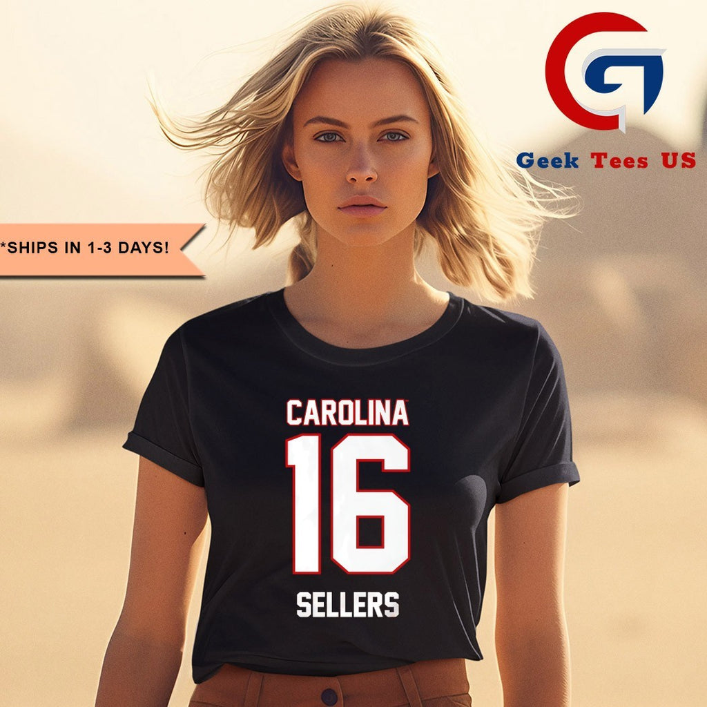 LaNorris Sellers 16 South Carolina Gamecocks football shirt