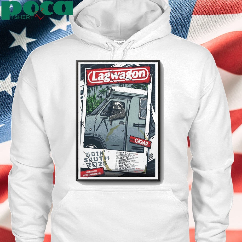 Lagwagon Goin’ South 2025 Tour Poster shirt