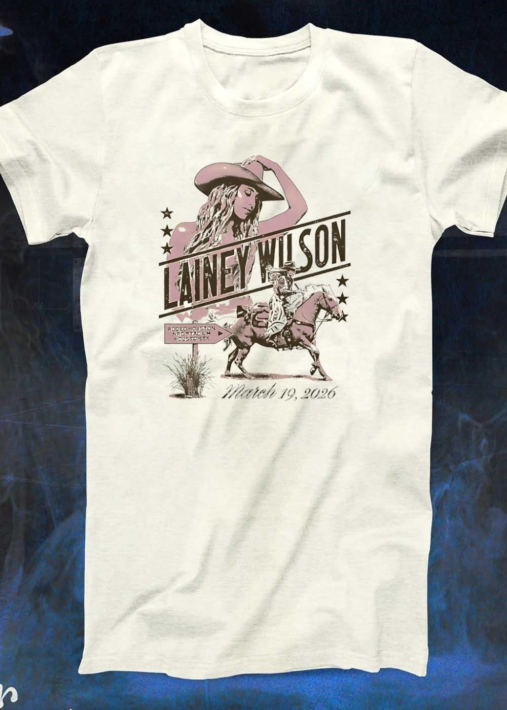 Lainey Wilson Rodeo Houston NRG Stadium March 19 2026 T-Shirt