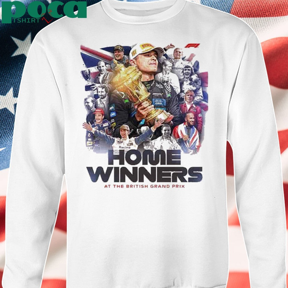 Lando Norris Joins A long List Of British Winners At Their Home Grand Prix shirt