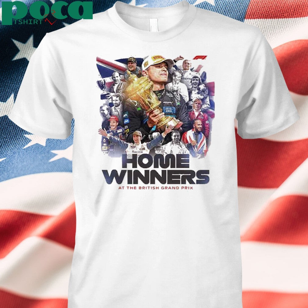 Lando Norris Joins A long List Of British Winners At Their Home Grand Prix shirt