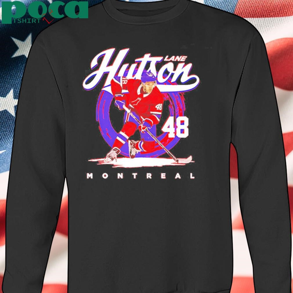 Lane Hutson Montreal Canadaiens Brush Signature 2025 T Shirt