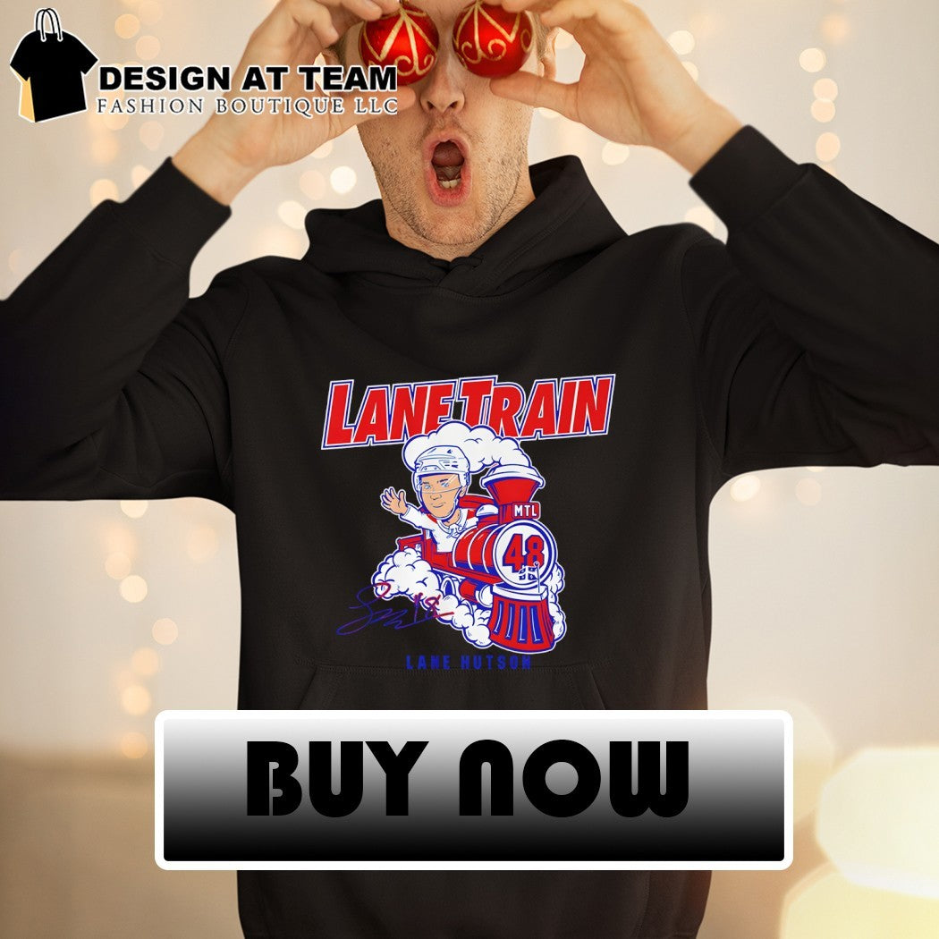 Lane Hutson Montreal Canadiens Hockey Lane Train signature shirt