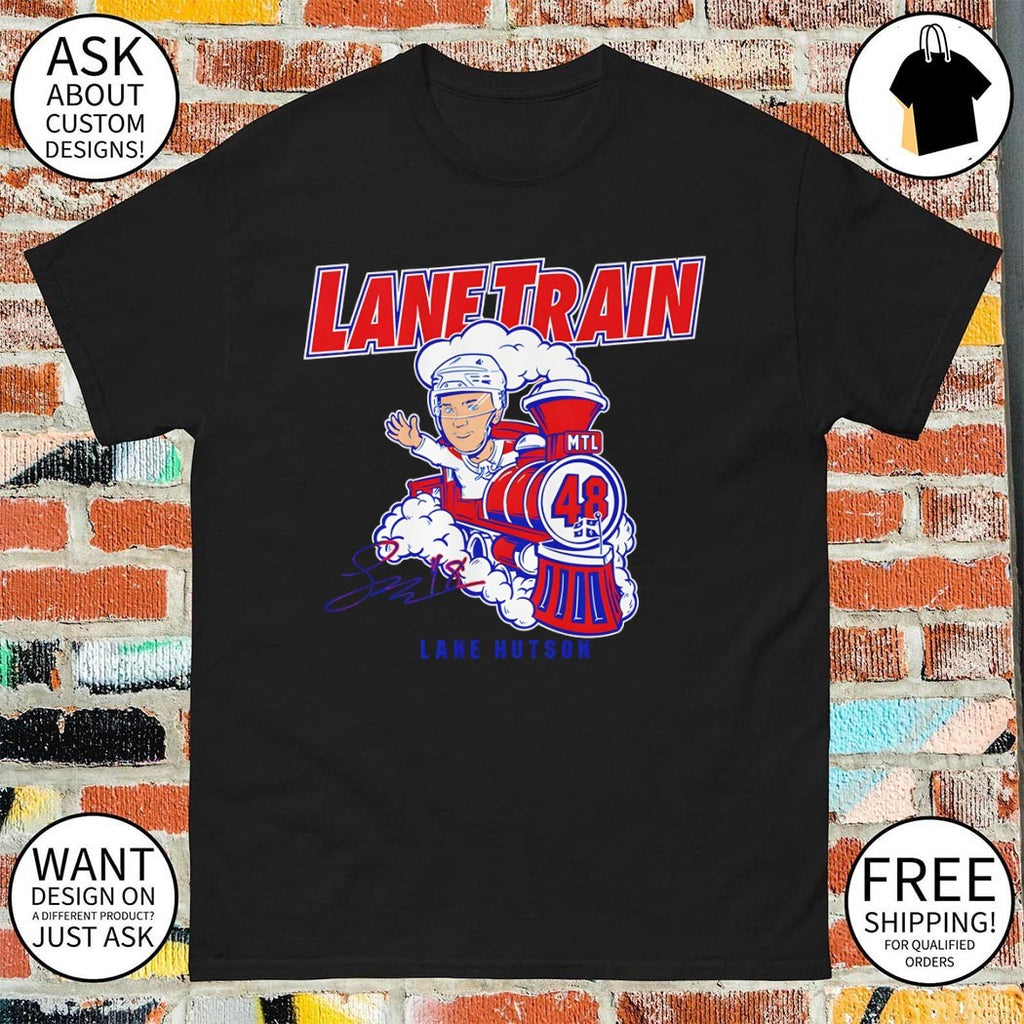 Lane Hutson Montreal Canadiens Hockey Lane Train signature shirt