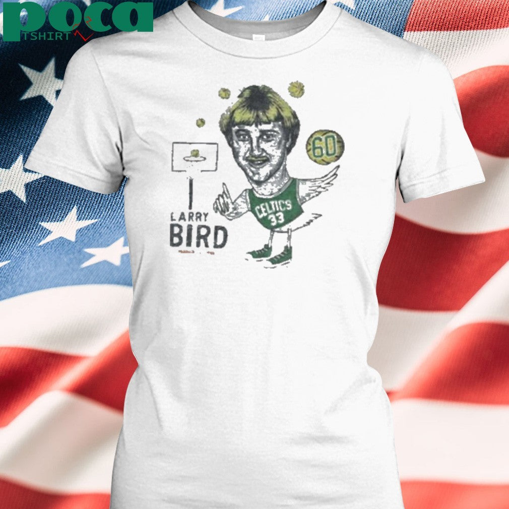 Larry Bird Boston Celtics Basketball funny art shirt