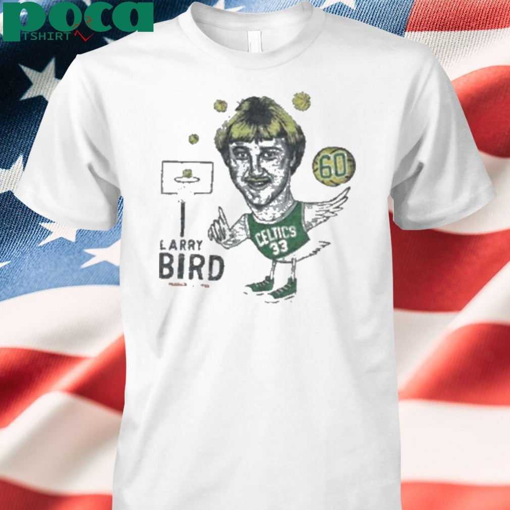 Larry Bird Boston Celtics Basketball funny art shirt
