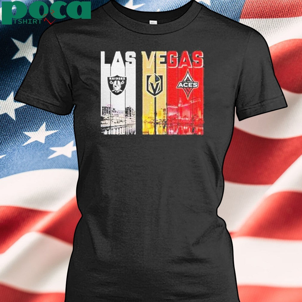 Las Vegas Skyline City Sports Team Logo Shirt