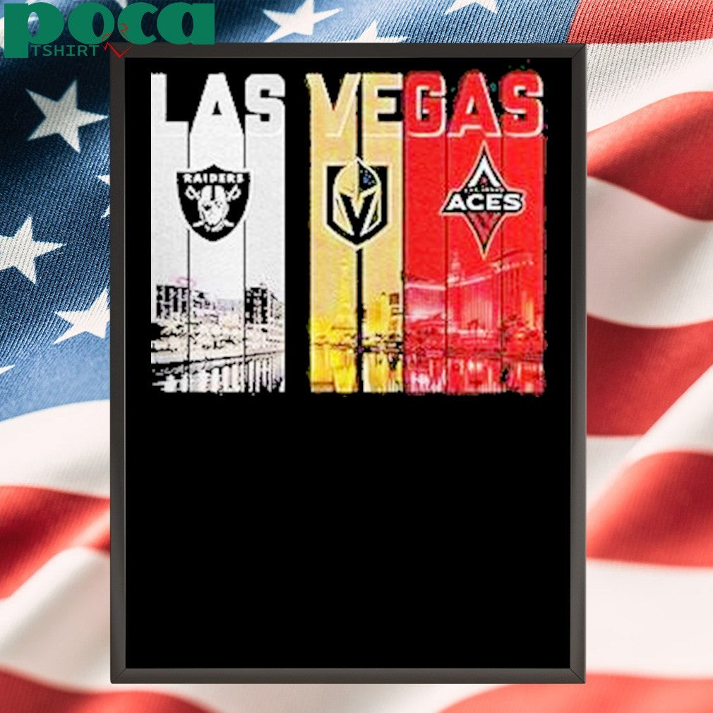 Las Vegas Skyline City Sports Team Logo Shirt