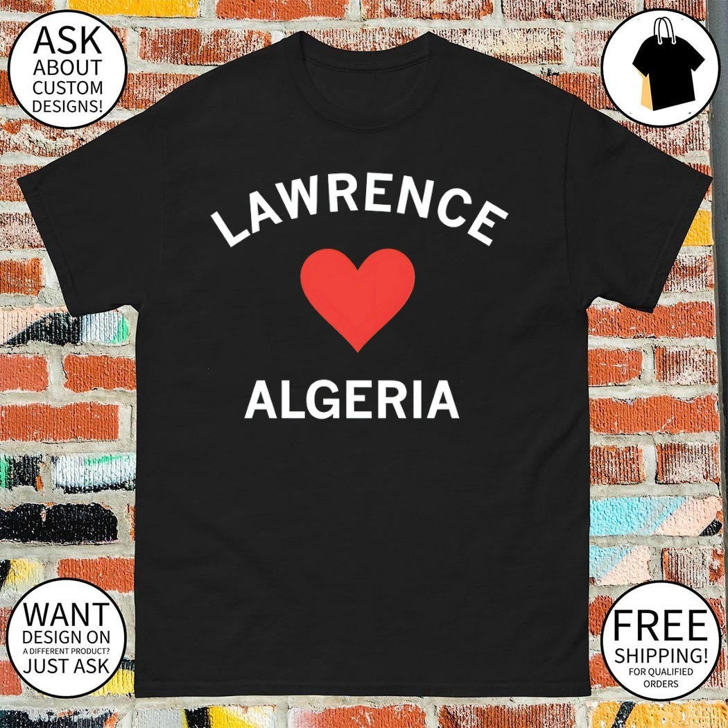 Lawrence heart Algeria 2026 shirt
